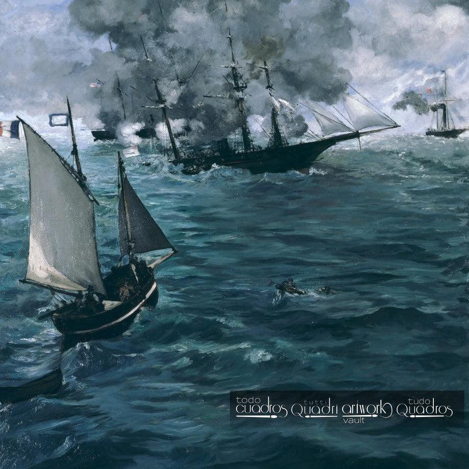 Le Combat du Kearsarge et de l'Alabama, Manet