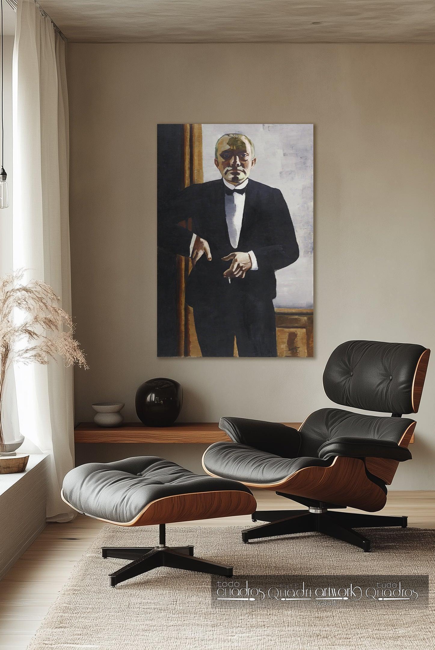 Autoportrait en smoking, Max Beckmann