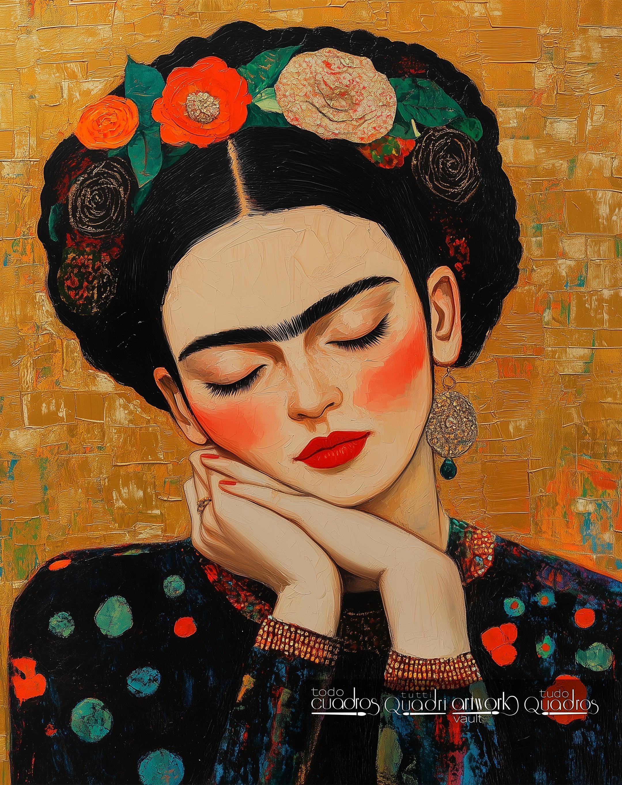 Frida et l’éclat moderniste, style Klimt