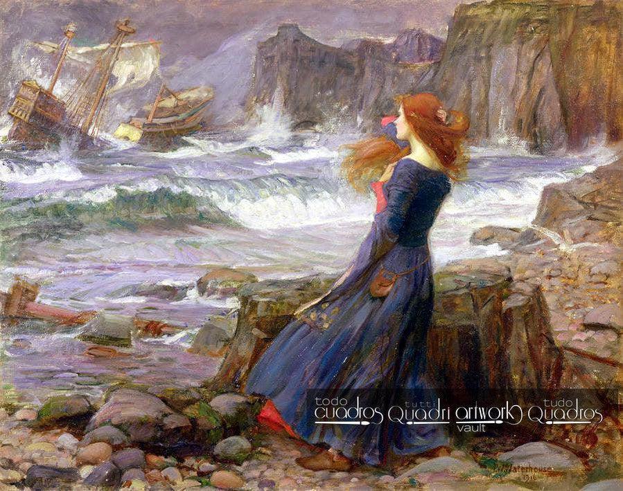 Miranda (La Tempête), J. W. Waterhouse