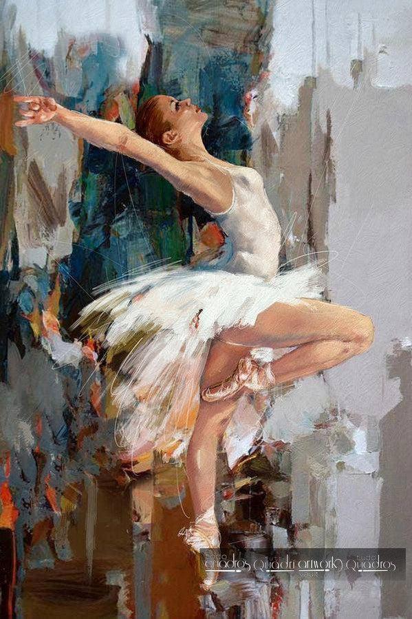 Ballerine prima donna, huile