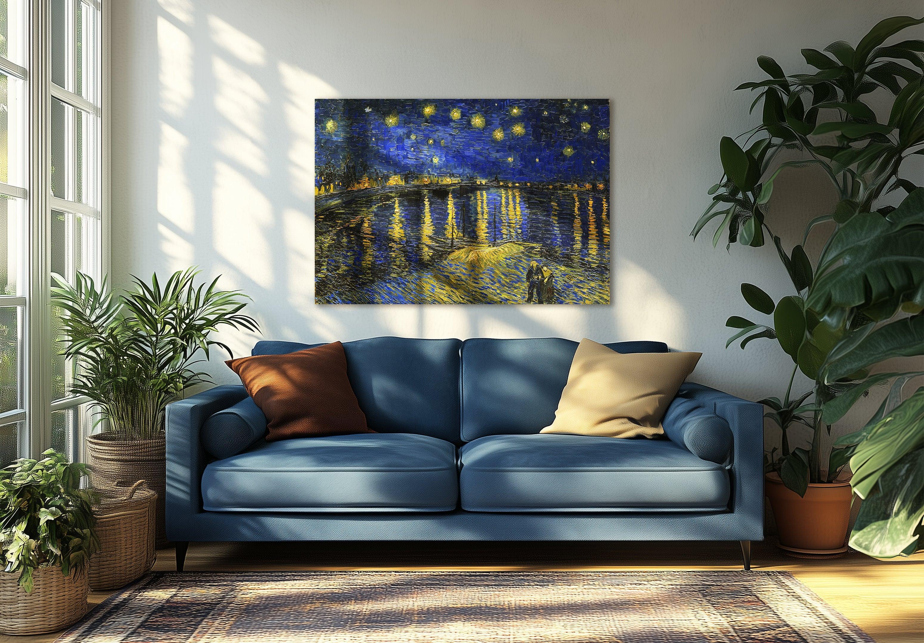 Nuit étoilée sur le Rhône, Van Gogh