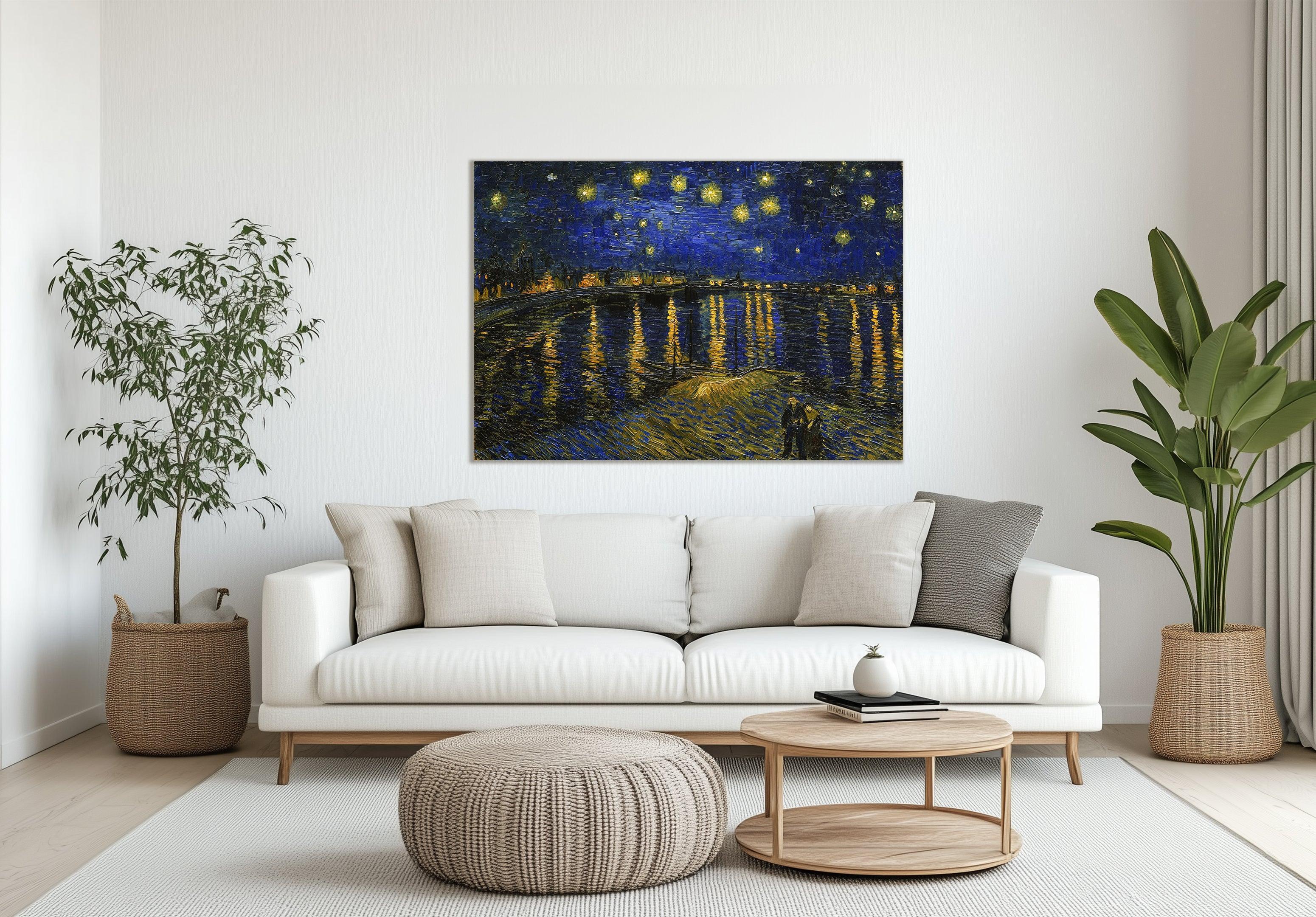 Nuit étoilée sur le Rhône, Van Gogh