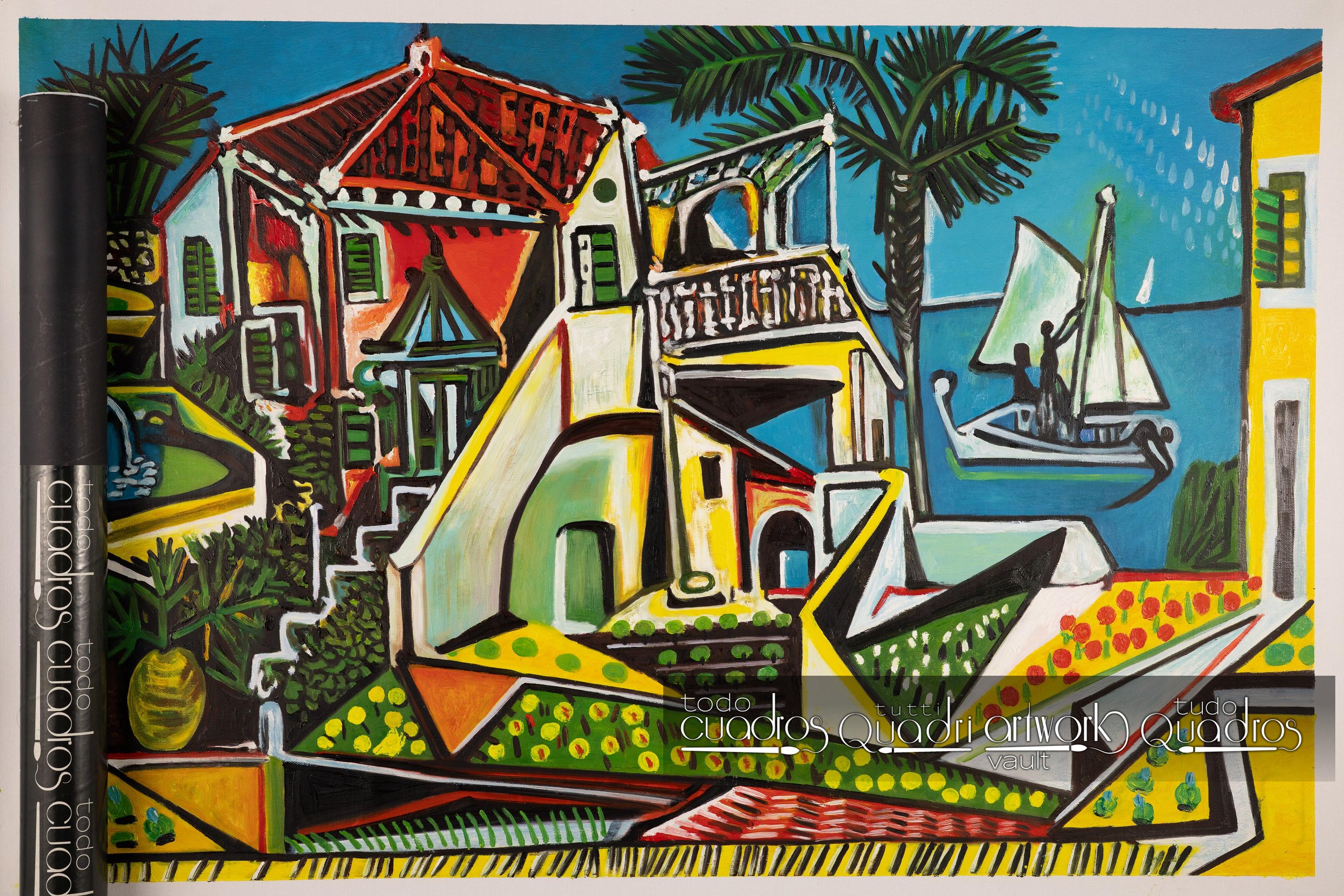 Paisaje mediterráneo, Picasso