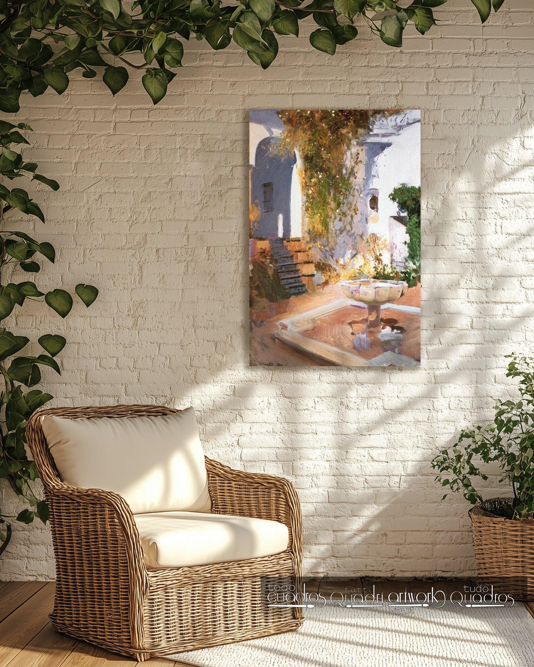 Grotte de jardin, Alcazar de Séville, Sorolla
