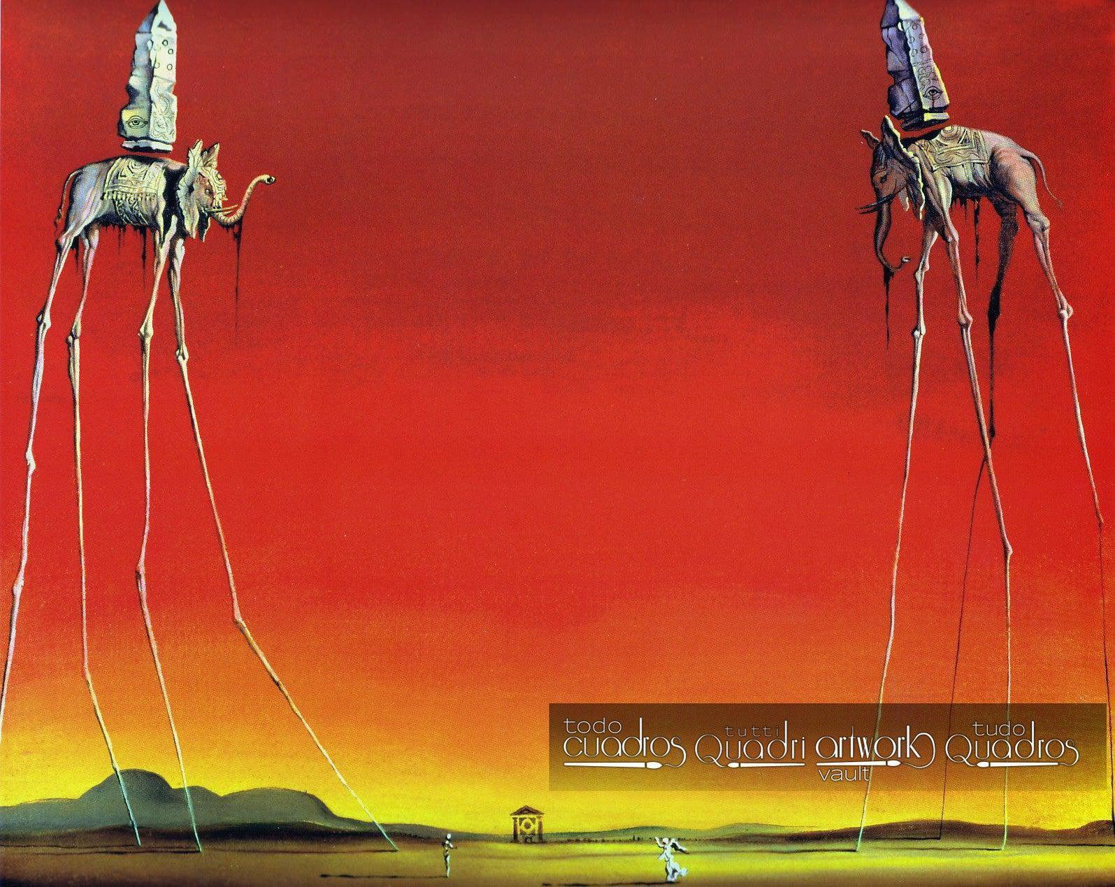 Les Éléphants, Dalí