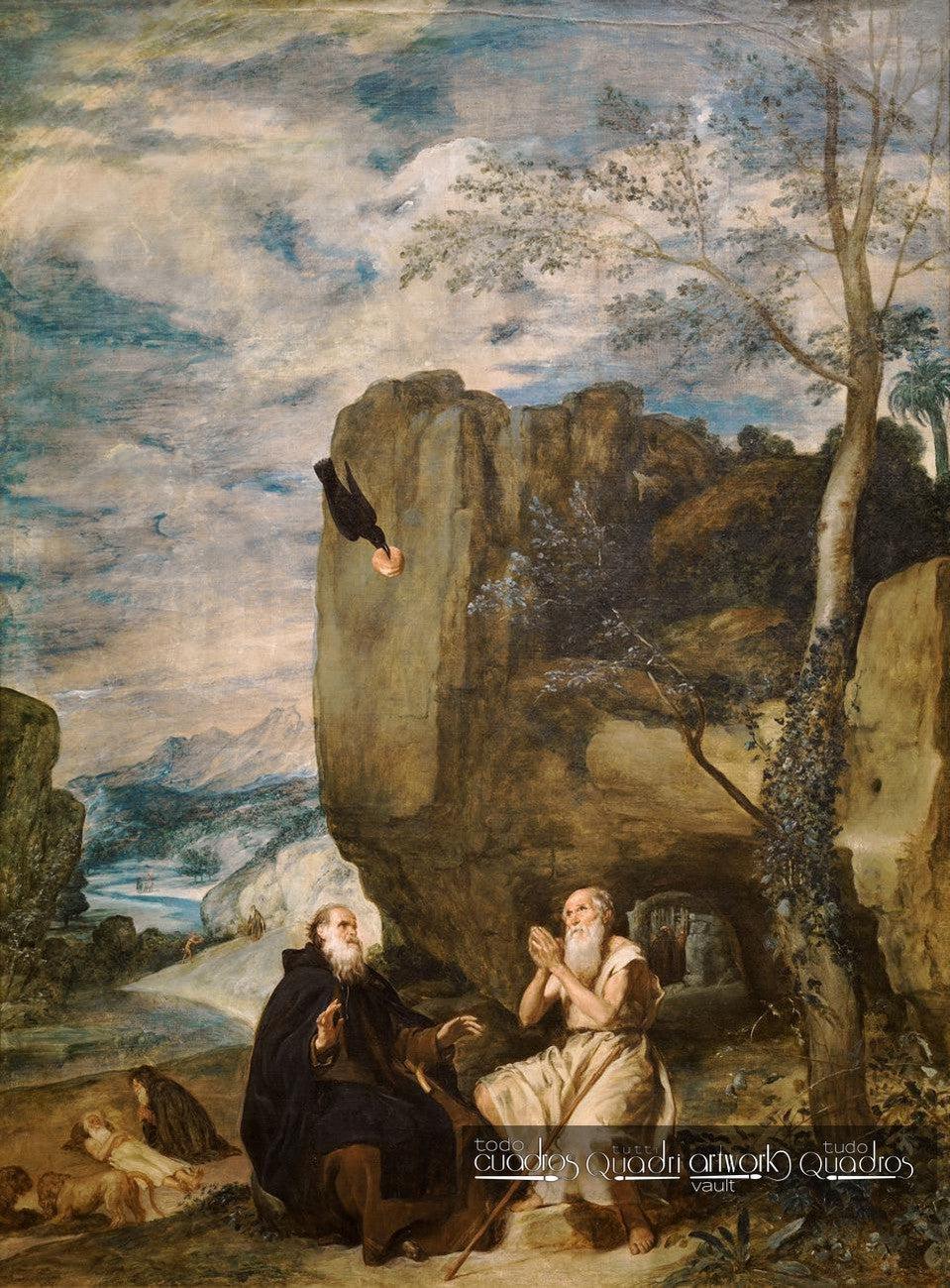 Saint Antoine Abbé et saint Paul, premier ermite, Vélasquez