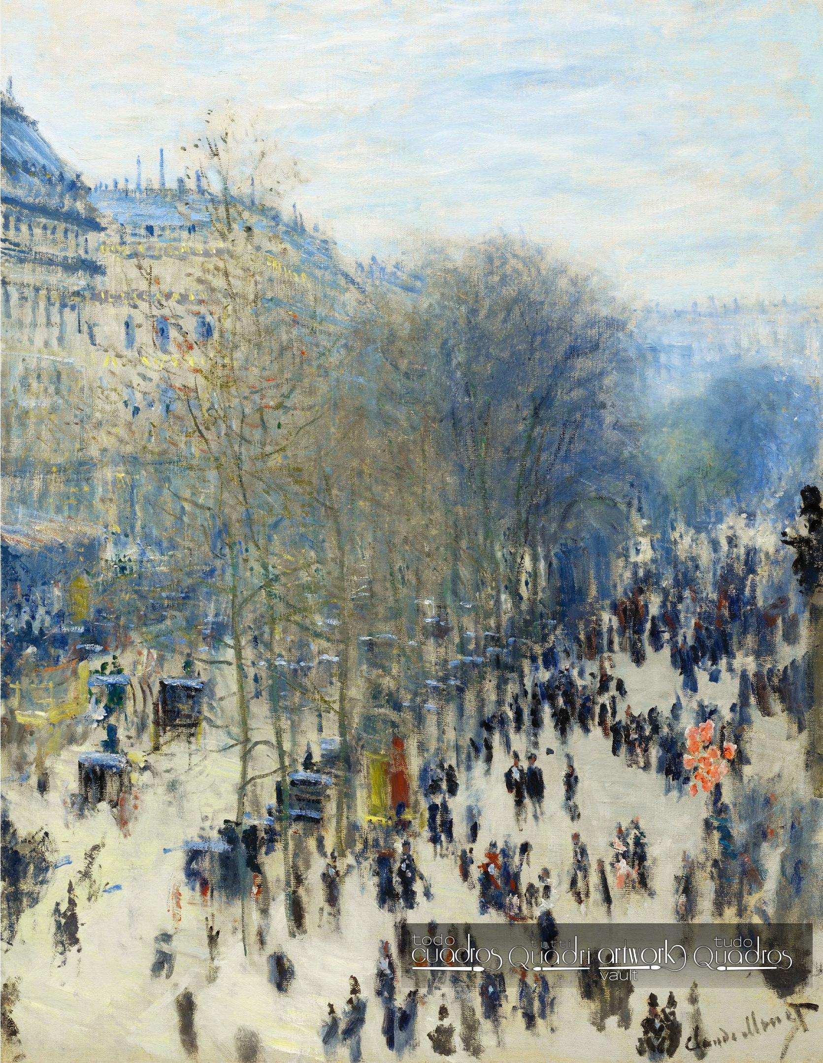 Boulevard des Capucines, Monet