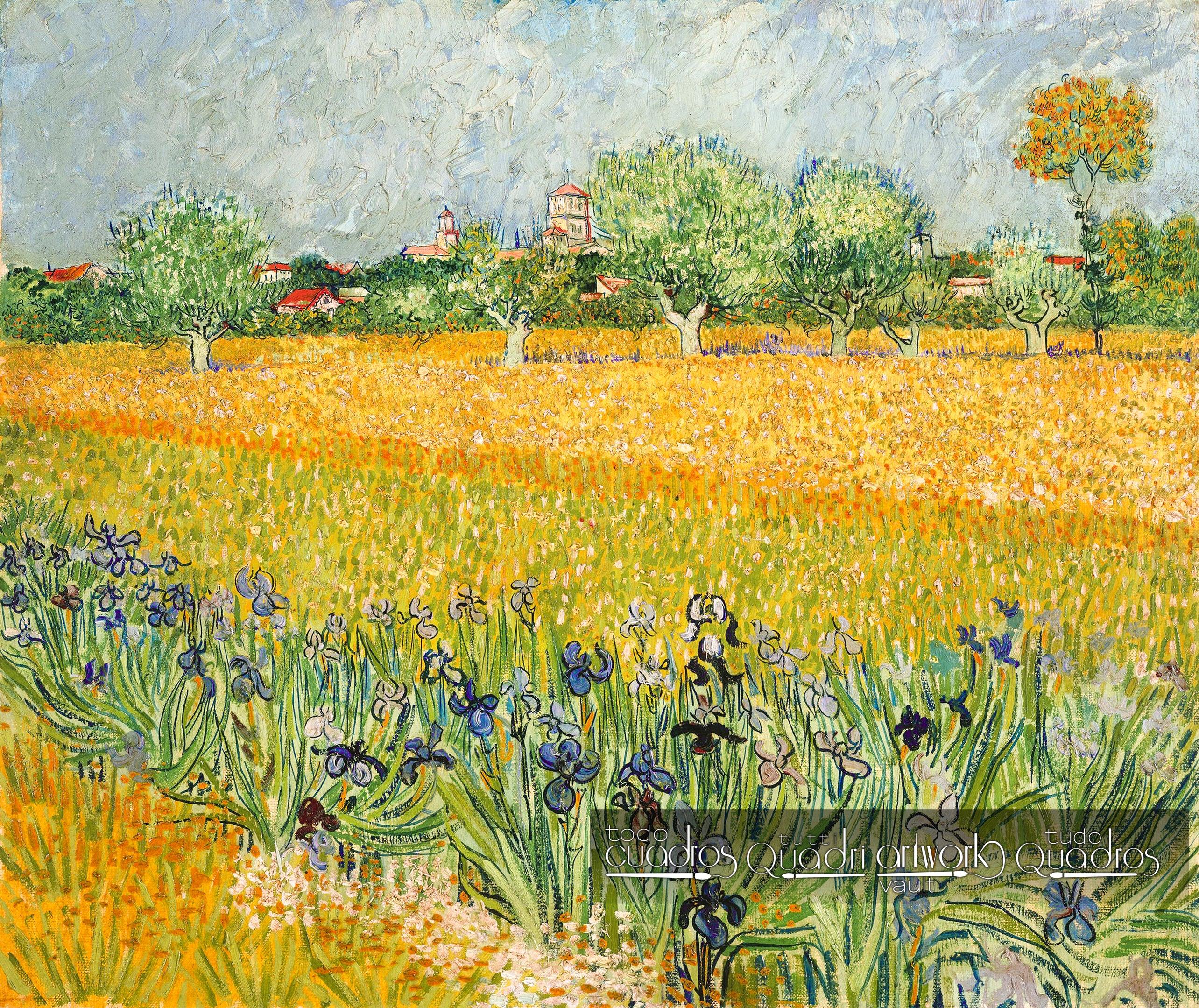 Veduta di Arles con iris, Van Gogh