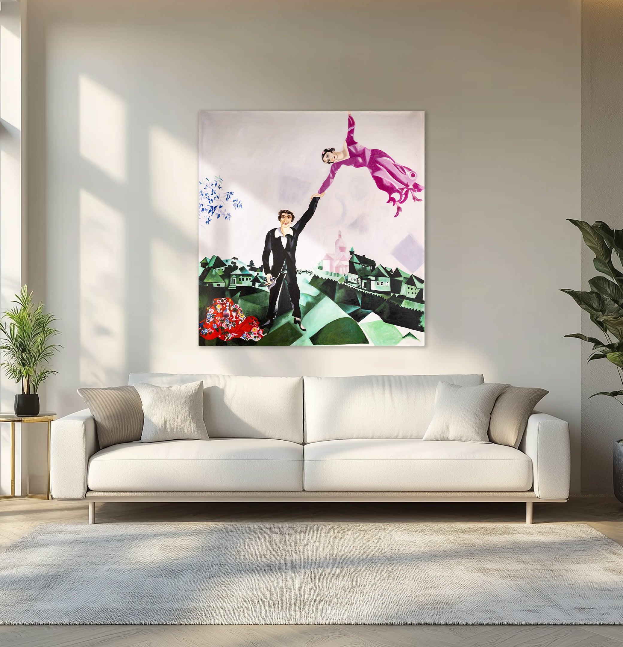 La passeggiata, Chagall
