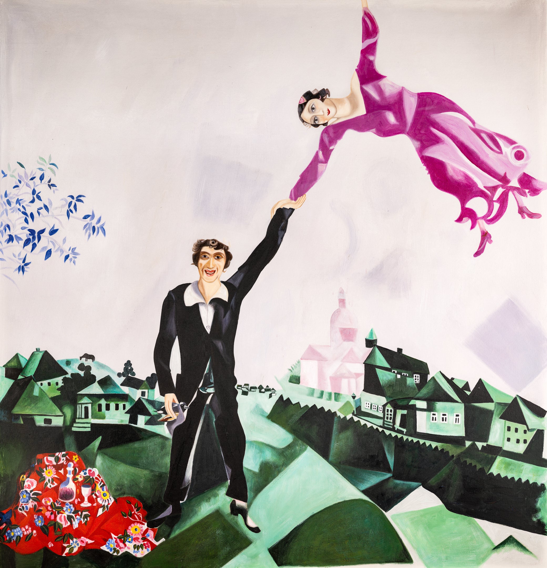 La passeggiata, Chagall