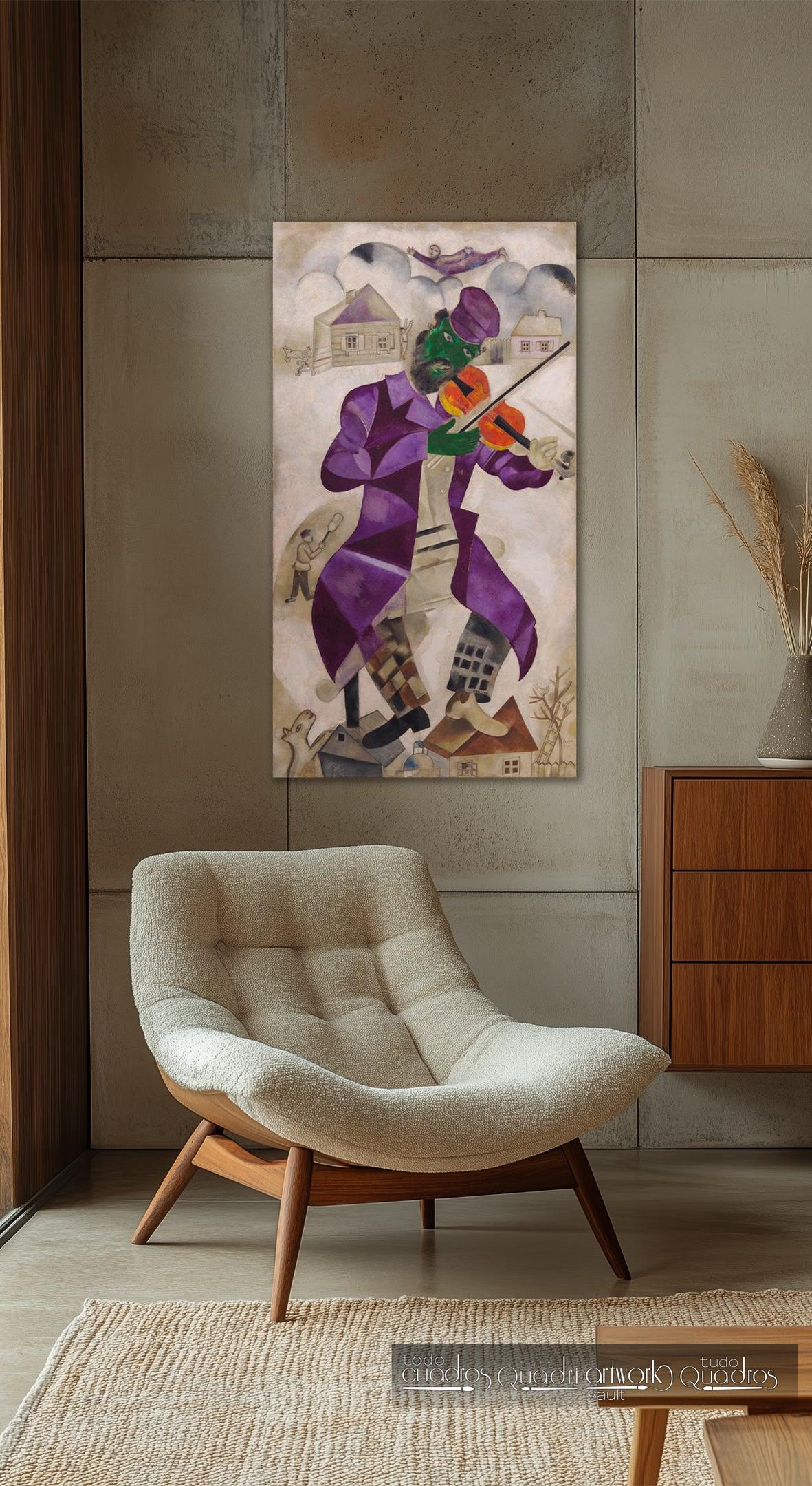 El violinista verde, Chagall