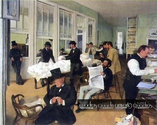 Il mercato del cotone a New Orleans, Degas