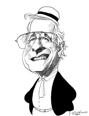 Sketch of President Bush Senior.
