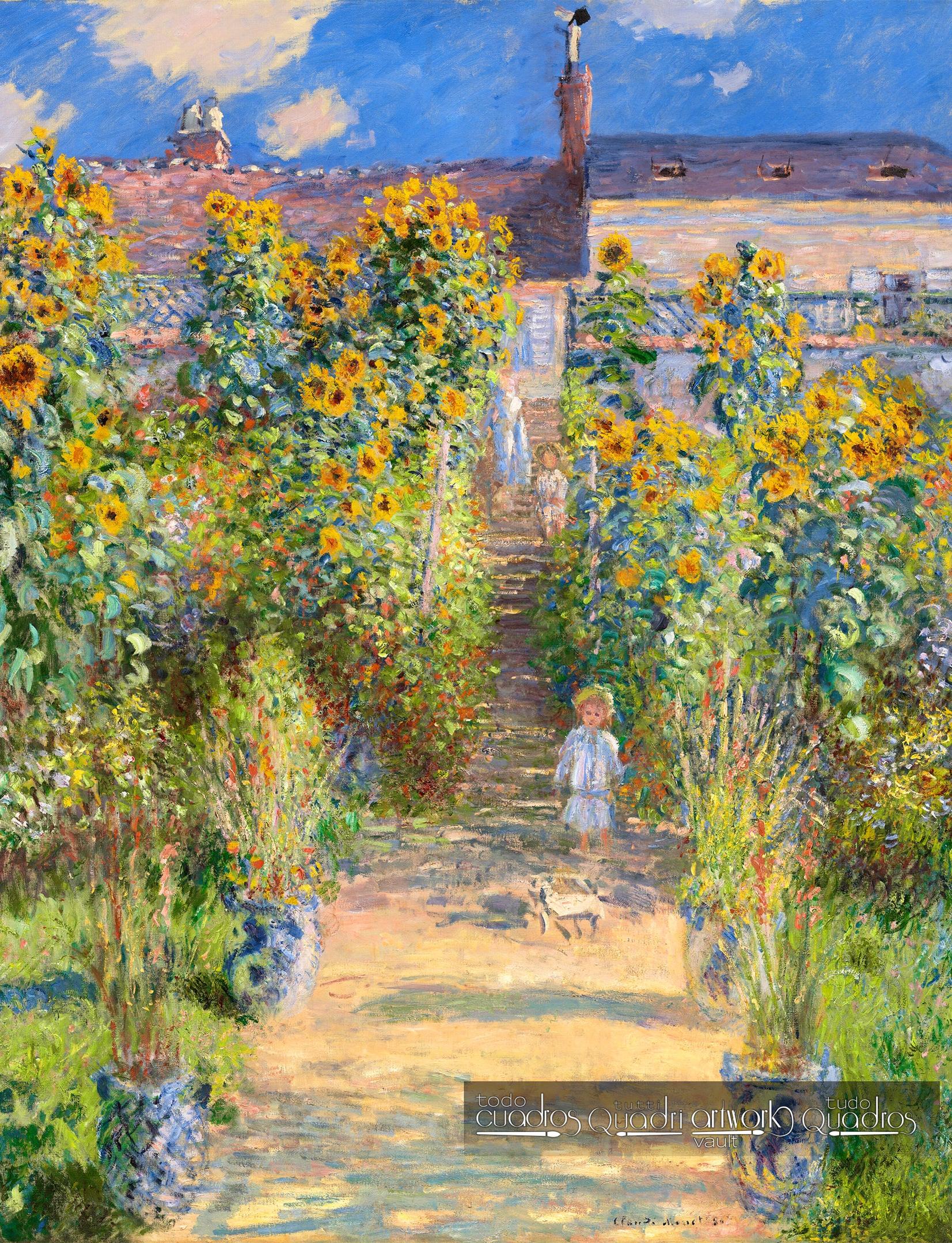 Il giardino di Monet a Vétheuil, Monet