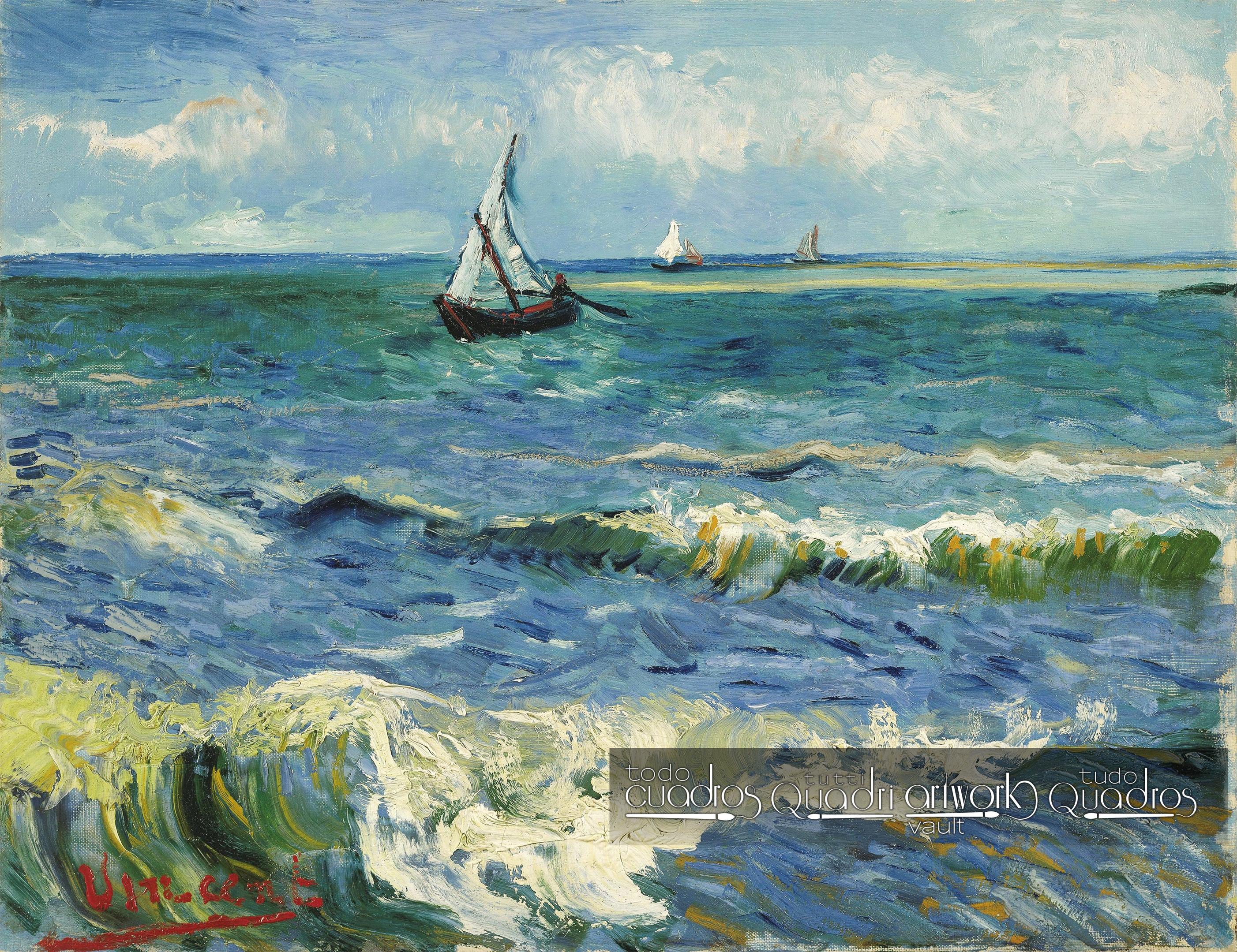 Il Mare a Les Saintes Maries, Van Gogh