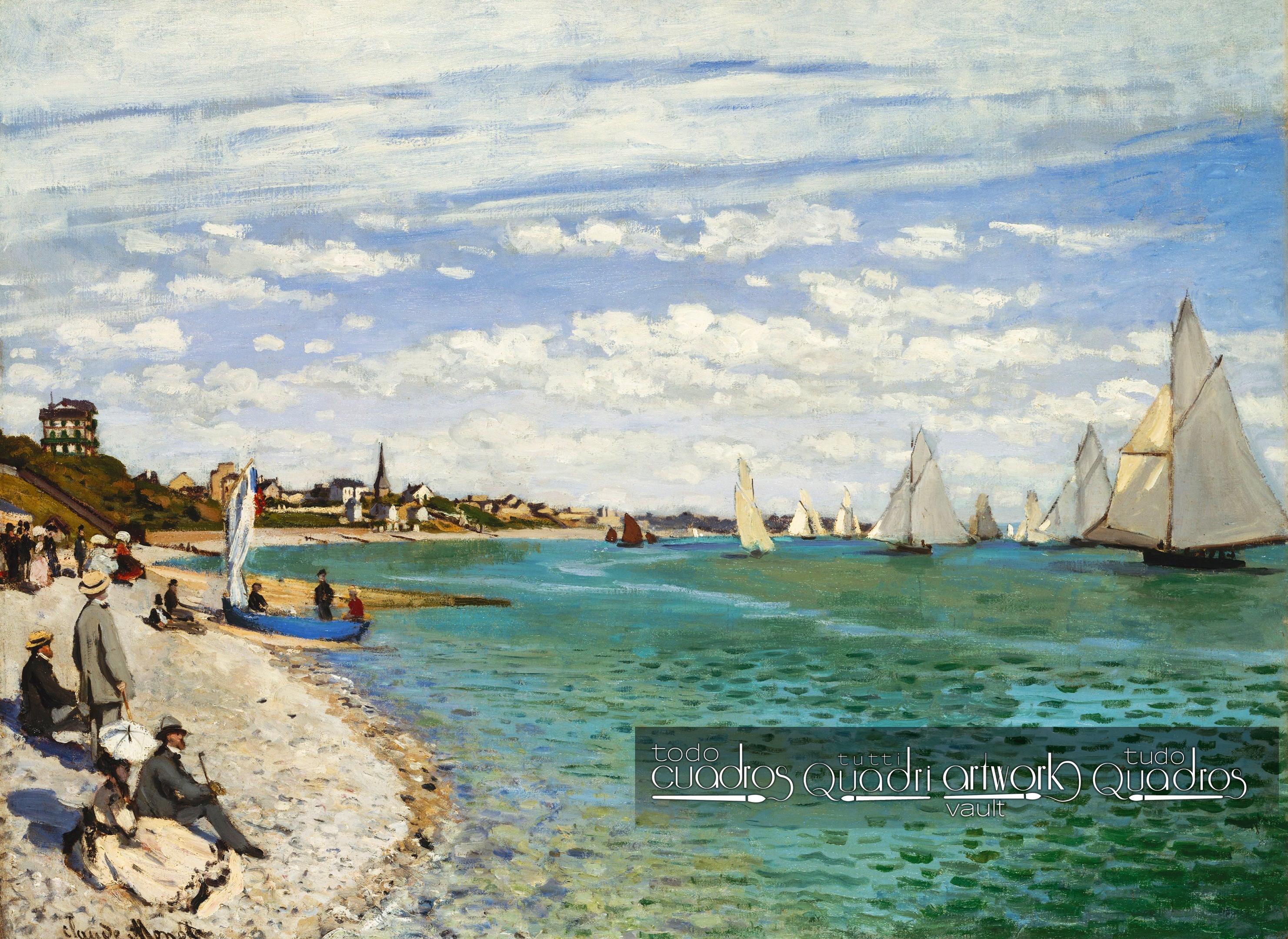 Regata a Sainte-Adresse, Monet