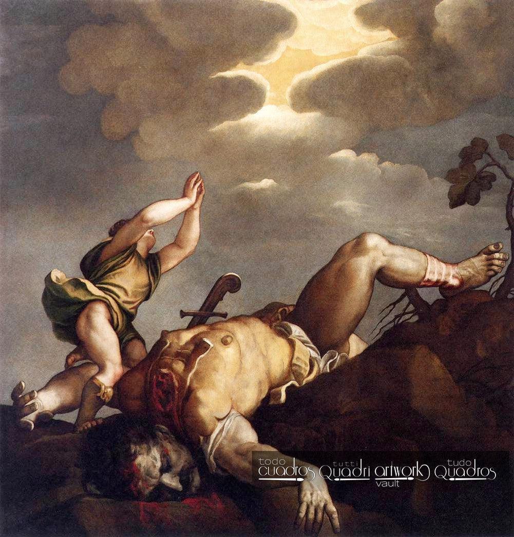 David et Goliath, Titien