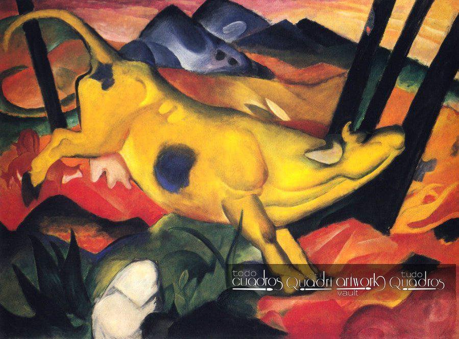 La Vache jaune, Franz Marc
