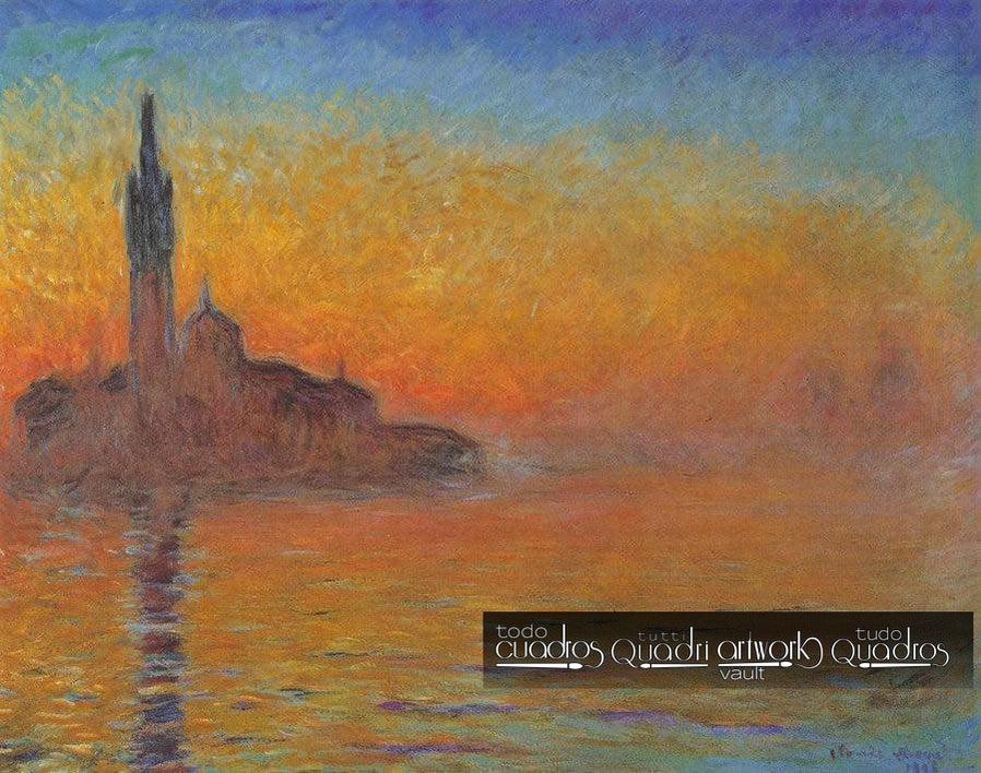 San Giorgio Maggiore al crepuscolo, Monet
