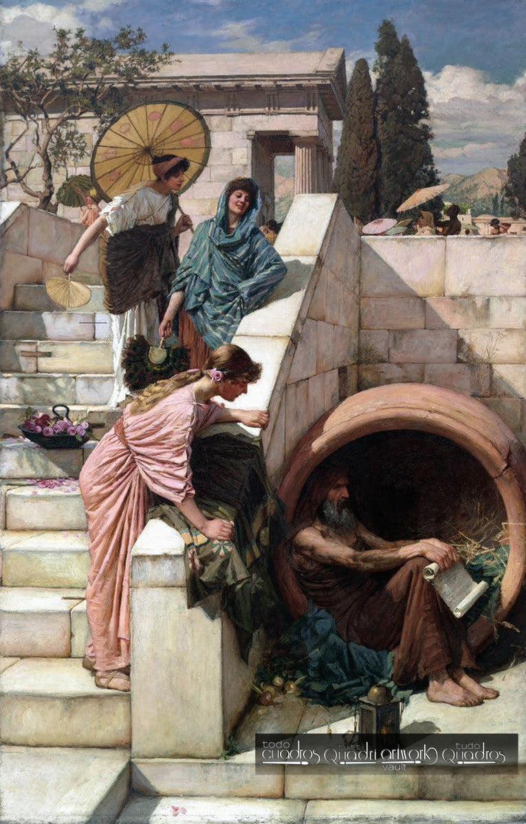 Diogene, J. W. Waterhouse