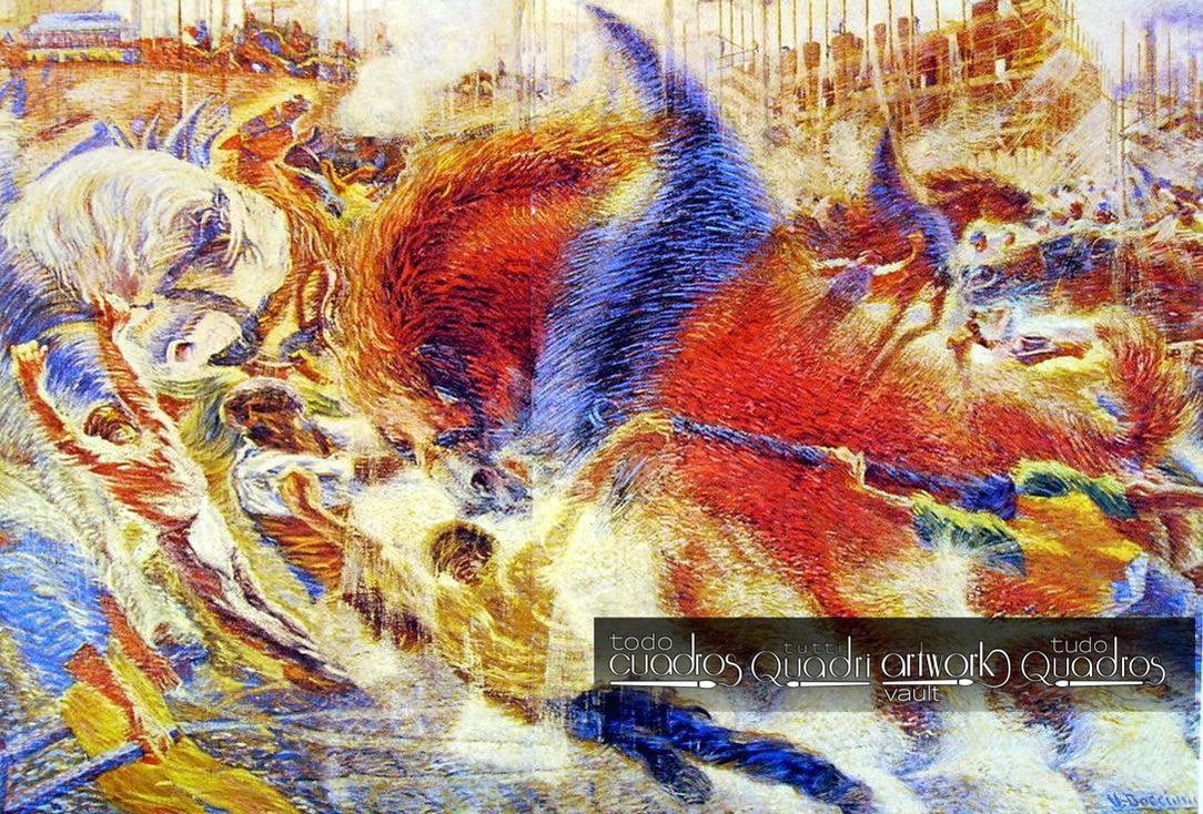La Città che Sale, Boccioni
