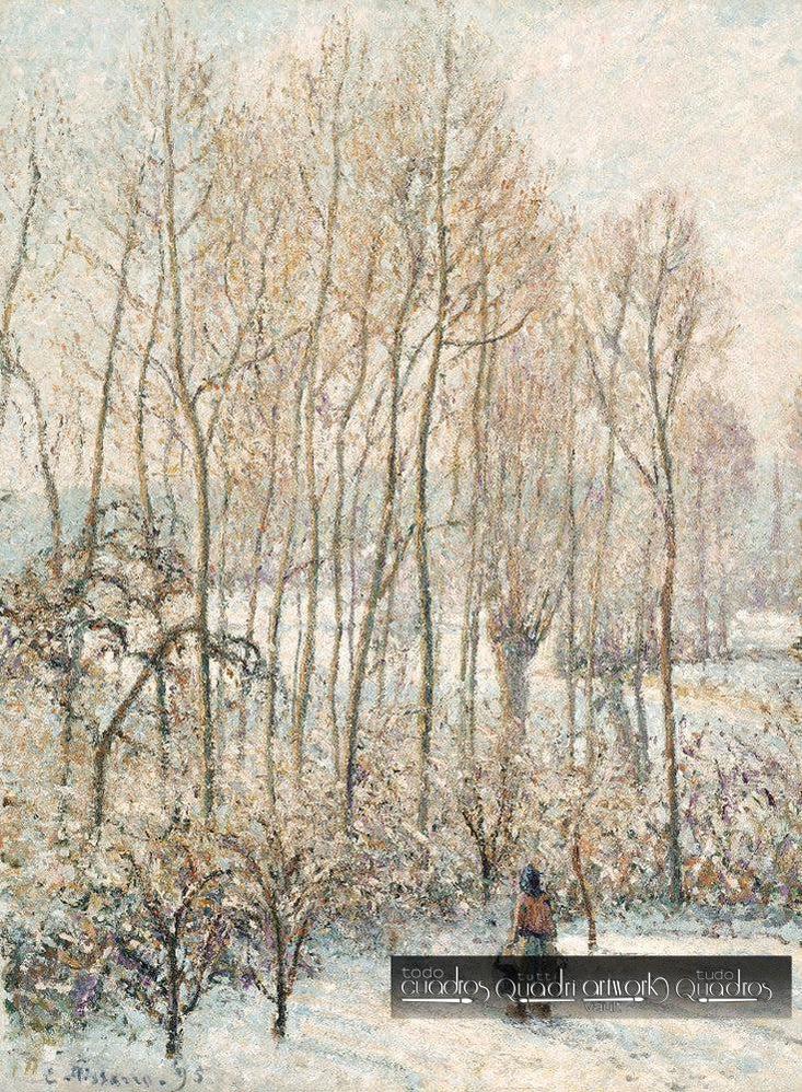 Luce Solare sulla Neve al Mattino, Pissarro