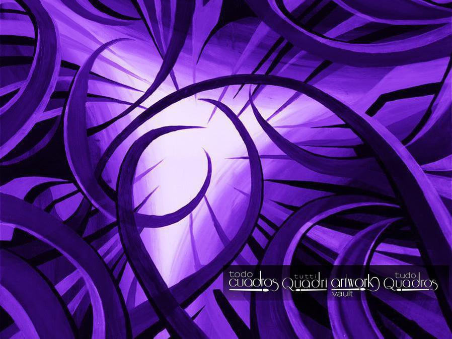 Violeta morado, Abstracto