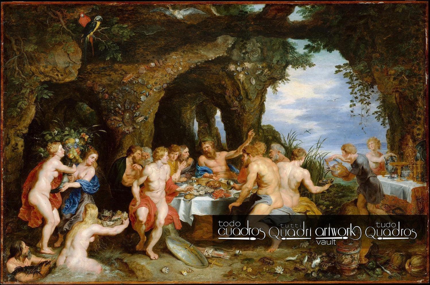 Festino di Acheloo e Teti, Rubens
