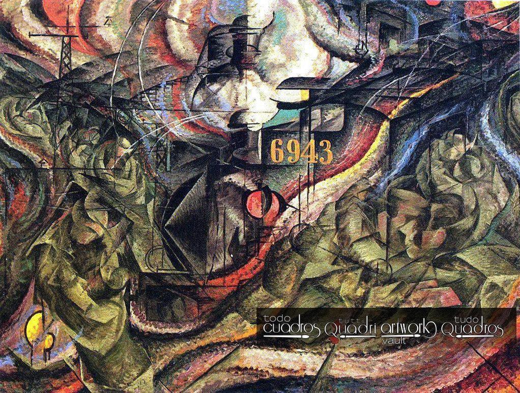 Stati d'Animo. Gli addii, Boccioni (seconda tela)