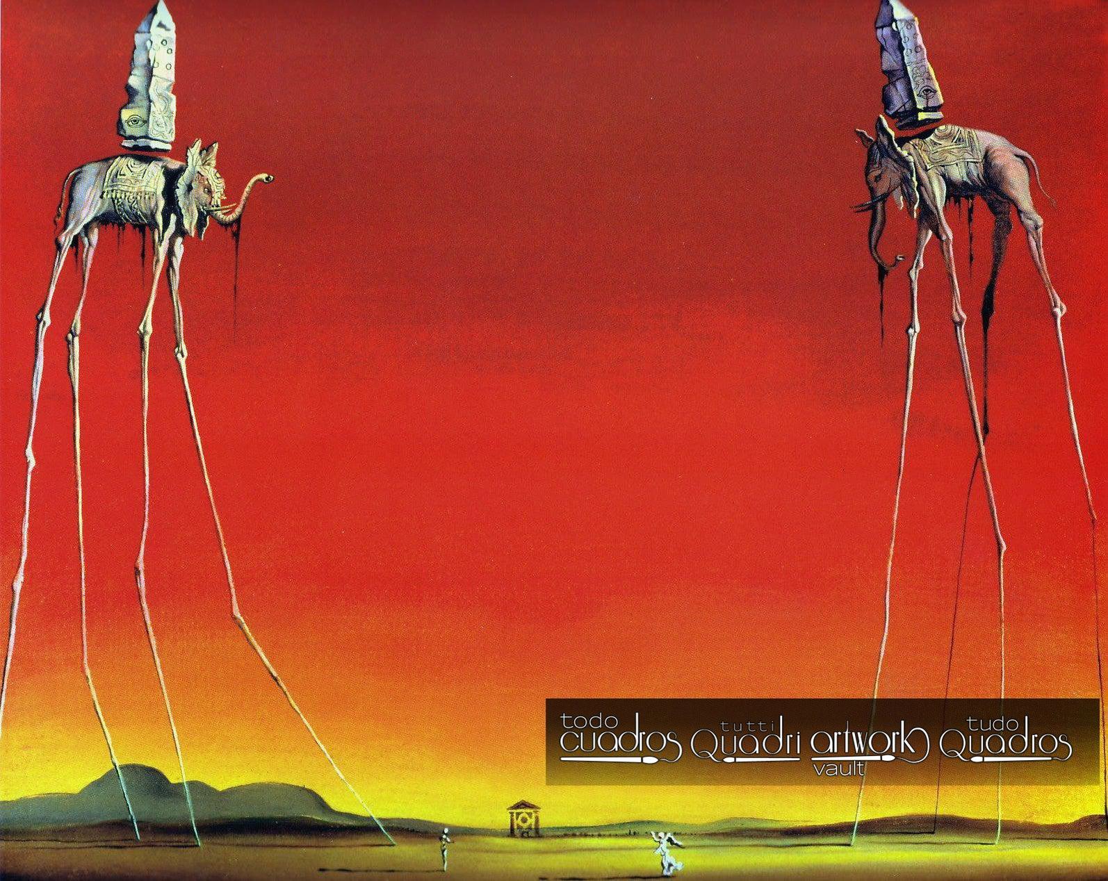 Gli elefanti, Dalí
