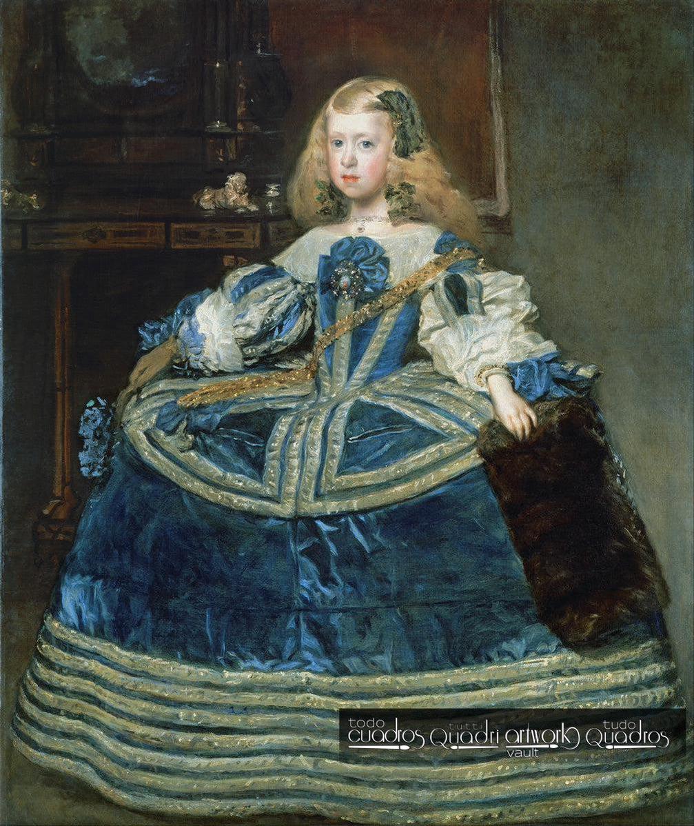 Ritratto dell'infanta Margherita in azzurro, Velázquez
