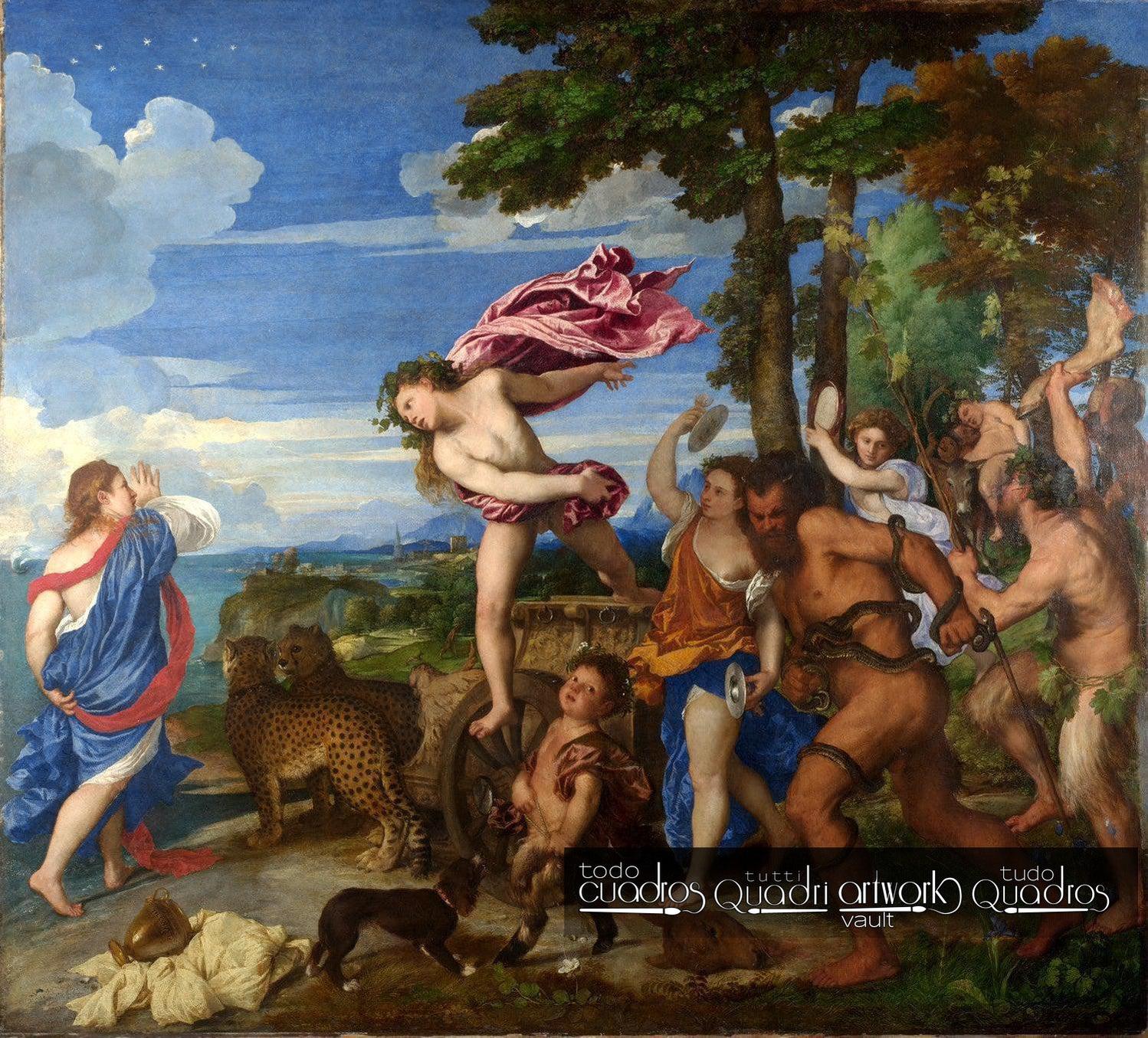 Bacco e Arianna, Tiziano