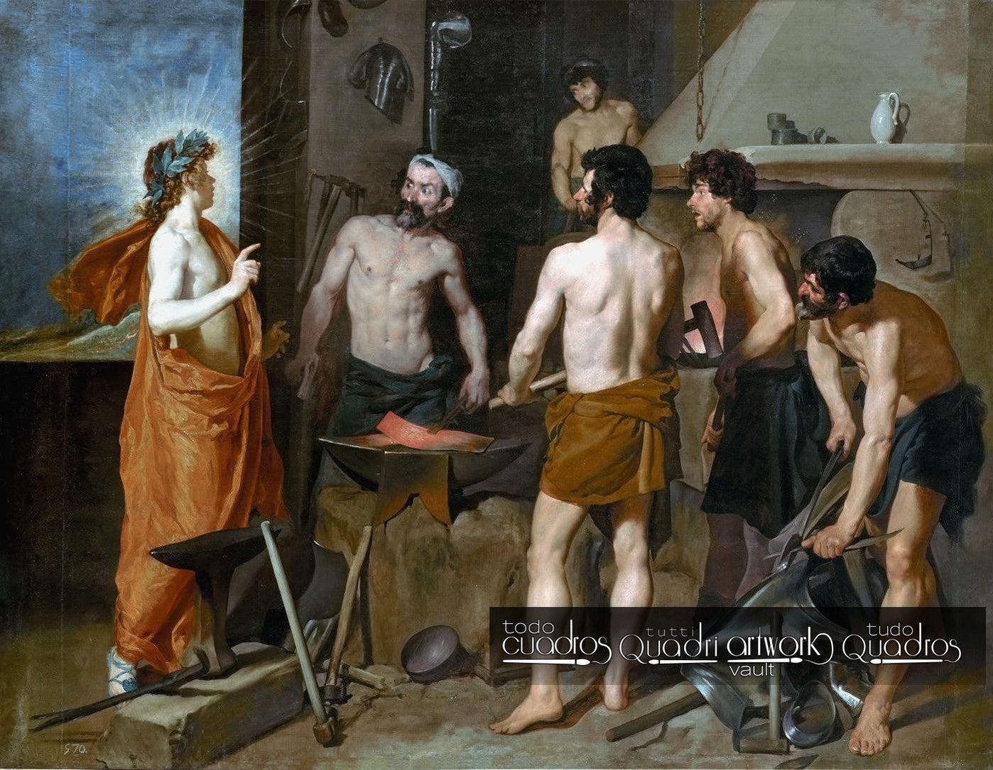 Fucina di Vulcano, Velázquez